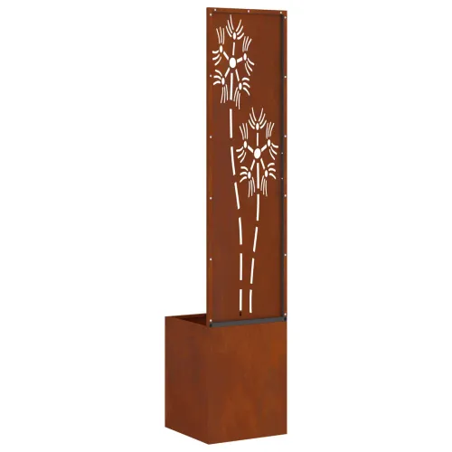 Privatnost u vrtu Cvjetni Rđa 32 x 32 x 150 cm Otporni čelik - Otporni čelik Suncokret 32 cm Cijena