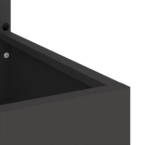 Privatnost u vrtu Crna 32 x 32 x 150 cm Hladno valjana čelična - Crna Bambus 32 cm Cijena