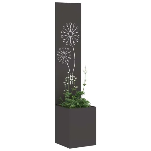 Privatnost u vrtu Crna 32 x 32 x 150 cm Hladno valjana čelična - Crna Maslačak 32 cm Cijena
