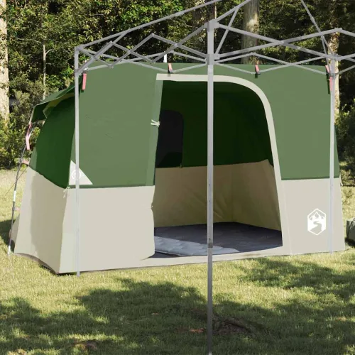 Unutarnji šator s krovom Zelena 280 x 220 x 176 cm taft - Zelena Cijena