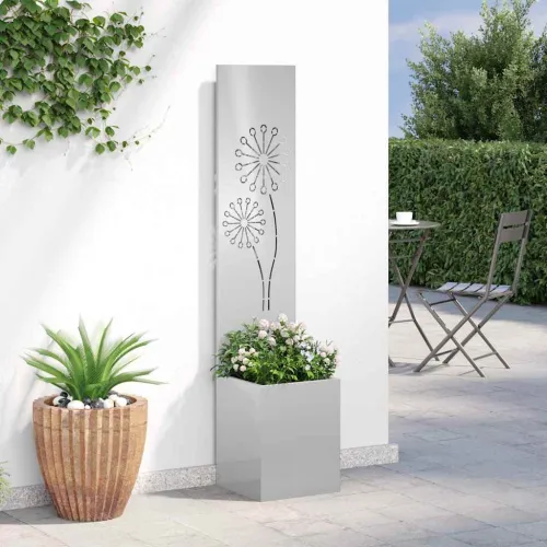 Privatnost u vrtu Srebrna 32 x 32 x 150 cm Nehrđajući čelik - Nehrđajući čelik Maslačak 32 cm Cijena