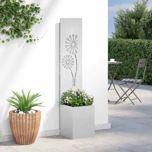 Privatnost u vrtu Srebrno 32 x 32 x 150 cm Pocinčani čelik - Pocinčani čelik Maslačak 32 cm Cijena