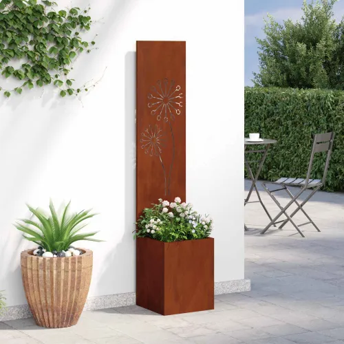 Privatnost u vrtu Rezbarija Rđa 32 x 32 x 150 cm Otporni čelik - Otporni čelik Maslačak 32 cm Cijena