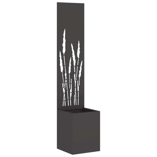 Privatnost u vrtu Crna 32 x 32 x 150 cm Hladno valjana čelična - Crna Pšenica 32 cm Cijena