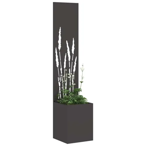 Privatnost u vrtu Crna 32 x 32 x 150 cm Hladno valjana čelična - Crna Pšenica 32 cm Cijena