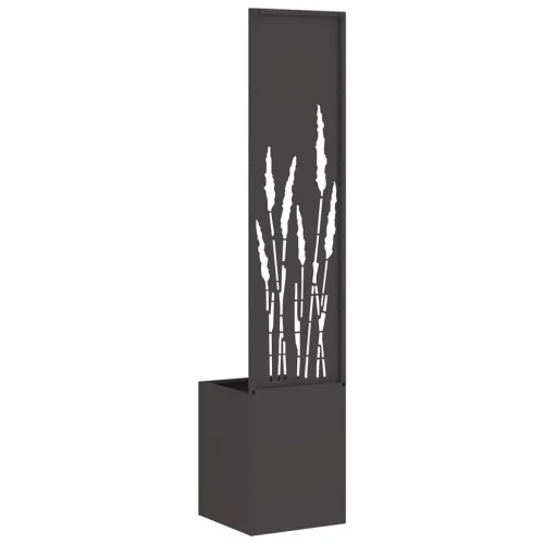 Privatnost u vrtu Crna 32 x 32 x 150 cm Hladno valjana čelična - Crna Pšenica 32 cm Cijena