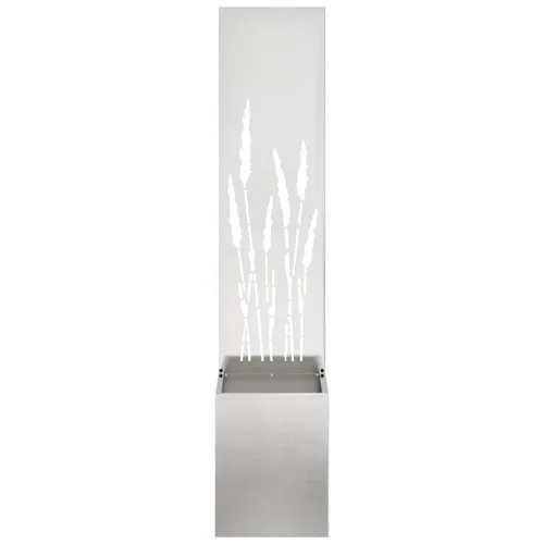Privatnost u vrtu Srebrna 32 x 32 x 150 cm Nehrđajući čelik - Nehrđajući čelik Pšenica 32 cm Cijena