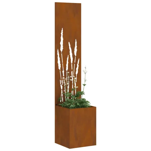 Privatnost u vrtu Rezbarija Rđa 32 x 32 x 150 cm - Otporni čelik Pšenica 32 cm Cijena