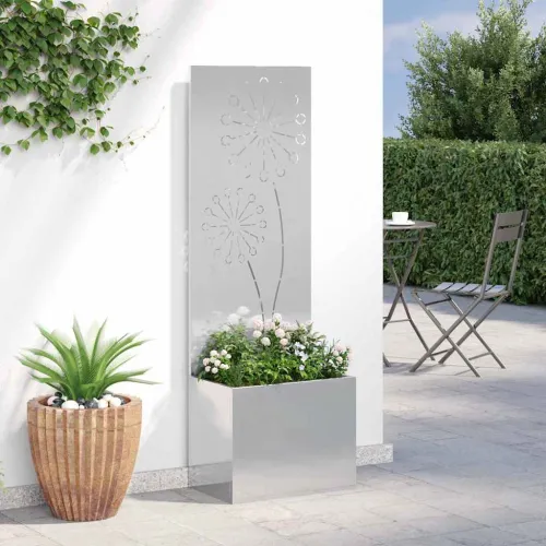 Privatnost u vrtu Srebrna 50 x 32 x 150 cm Nehrđajući čelik - Nehrđajući čelik Maslačak 50 cm Cijena