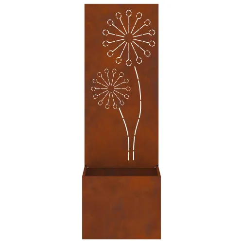 Privatnost u vrtu Rezbarija Rđa 50 x 32 x 150 cm Otporni čelik - Otporni čelik Maslačak 50 cm Cijena