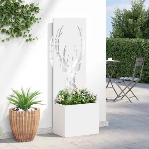 Privatnost u vrtu Životinjski uzorak Bijelo 50 x 32 x 150 cm - Bijela Sob 50 cm Cijena