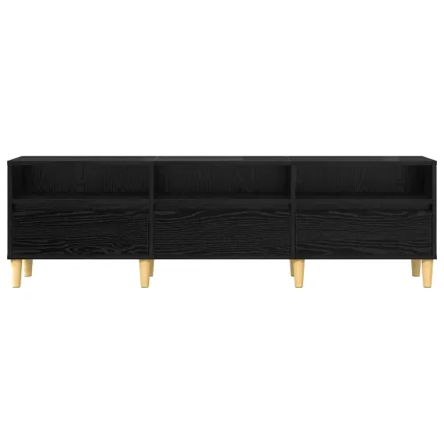 TV ormar 150 x 30 x 45 cm Crni hrast Konstruirano drvo - Crni hrast 150 cm Cijena