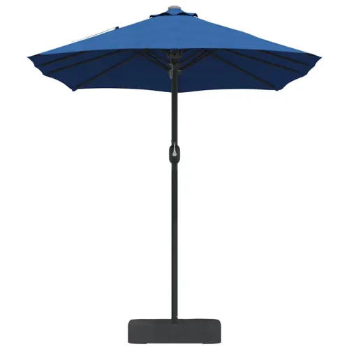 Vrtni suncobran 385 x 209 x 244 cm Poliester i čelik - Azurnoplava Cijena
