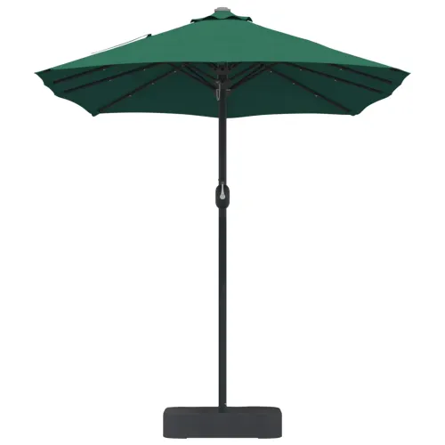 Vrtni suncobran Zelena 385 x 209 x 244 cm Poliester - Zelena Cijena