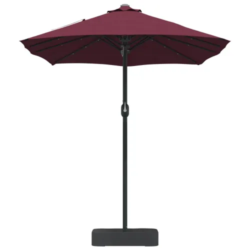 Vrtni suncobran Bordeaux Crvena 385 x 209 x 244 cm Poliester - Bordo crvena Cijena