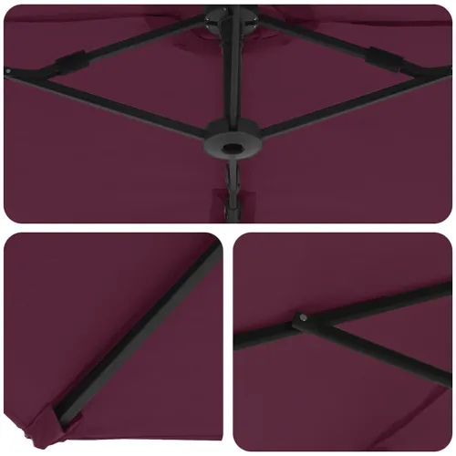 Suncobran Bordeaux Crvena 372 x 198 x 243 cm - Bordo crvena Cijena
