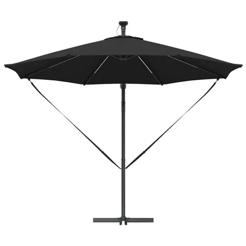 Suncobran 294 x 294 x 248 cm Poliester i aluminij Crna - Crna Cijena