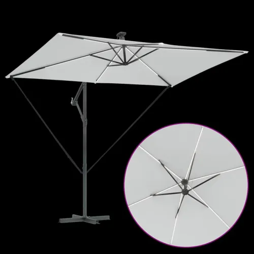 Suncobran 294 x 200 x 270 cm Poliester i aluminij Pijesak - Pijesak Cijena