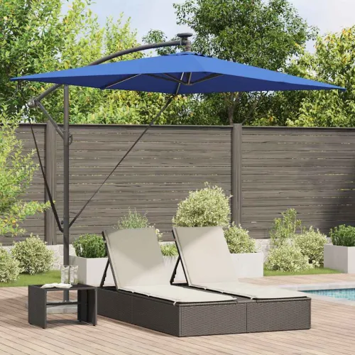 Suncobran 294 x 200 x 270 cm Poliester i aluminij Azurnoplava - azurnoplava Cijena
