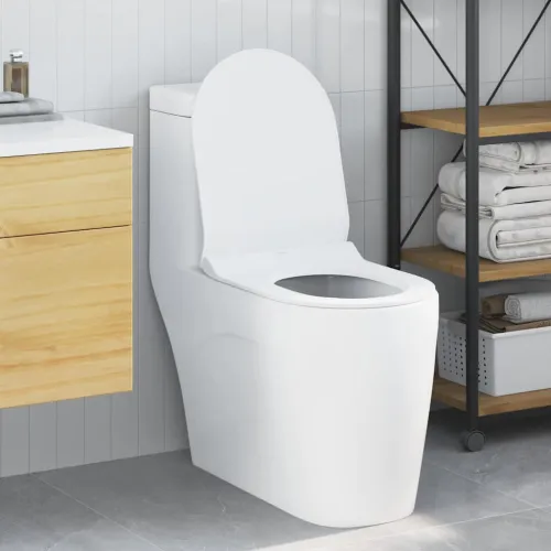 WC daska Podesiva Bijeli 50 x 36,5 x 5 cm Polipropilen - Bijeli Cijena