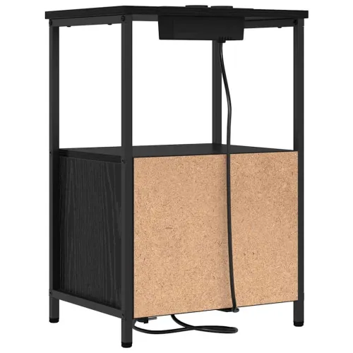 Noćni ormar 2 kom. Crni hrast 40 x 31 x 60 cm Konstruirano drvo - Crni hrast 2 Cijena