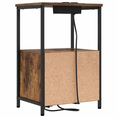 Noćni ormar 2 kom. Dimljeni hrast 40 x 31 x 60 cm - Dimljeni hrast 2 Cijena