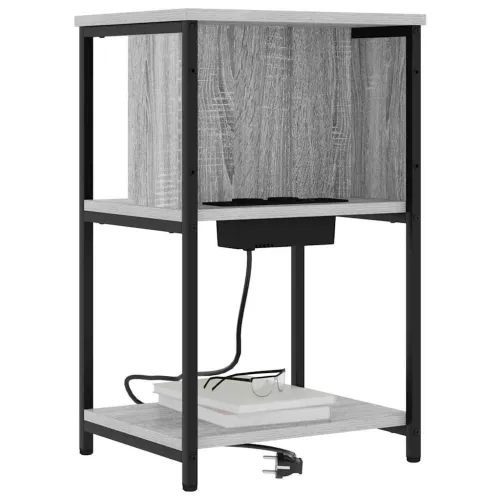Noćni ormar 2 kom. Siva Sonoma 38 x 31 x 61 cm - Siva sonoma 2 Cijena
