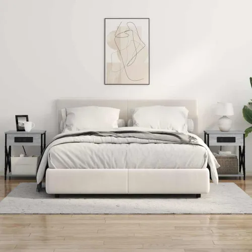 Noćni ormar Siva Sonoma 41 x 31 x 51 cm Konstruirano drvo - Sivi hrast sonoma 1 Cijena