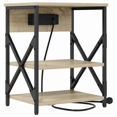 Noćni ormar Sonoma hrast 41 x 31 x 51 cm Konstruirano drvo - sonoma hrast 1 Cijena