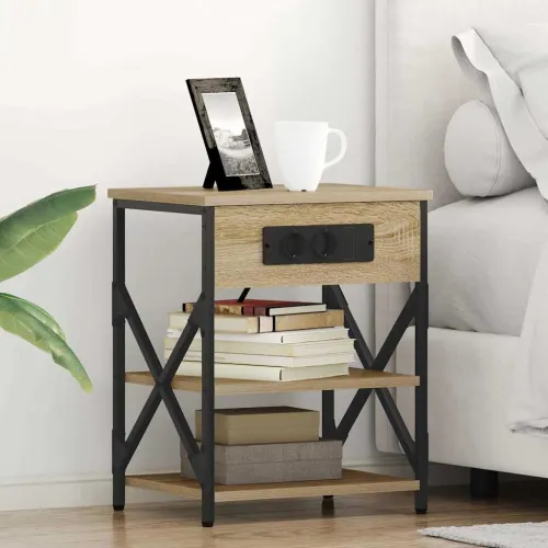 Noćni ormar Sonoma hrast 41 x 31 x 51 cm Konstruirano drvo - sonoma hrast 1 Cijena