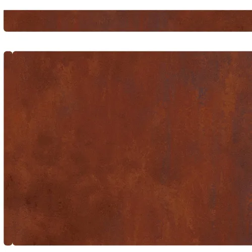 Ograda oko Travnjaka 450 x 20 cm Rđa - Otporni čelik 450 x 20 cm 1 Cijena