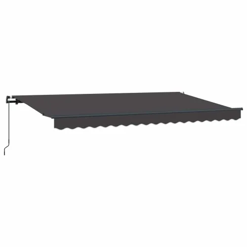 Povlačiva tenda Antracit 400 x 200 cm tkanina - Antracit (antracitni okvir) 4 x 2 m Ručna Cijena