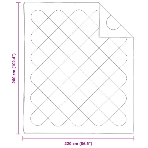 Zimska pokrivača s jastukom 3 kom. Bijela Mikrovlakna - 260 x 220 cm 40 x 80 cm Cijena