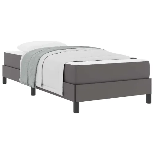 Okvir za krevet s madracem Siva 80 x 200 cm tkanina - Siva 80 x 200 cm Cijena