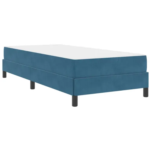 Box spring krevet Tamno plava 90 x 190 cm tkanina - Tamno plava 90 x 190 cm Cijena