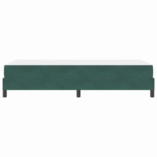 Box spring krevet Tamnozelena 90 x 200 cm tkanina - Tamnozelena 90 x 200 cm Cijena