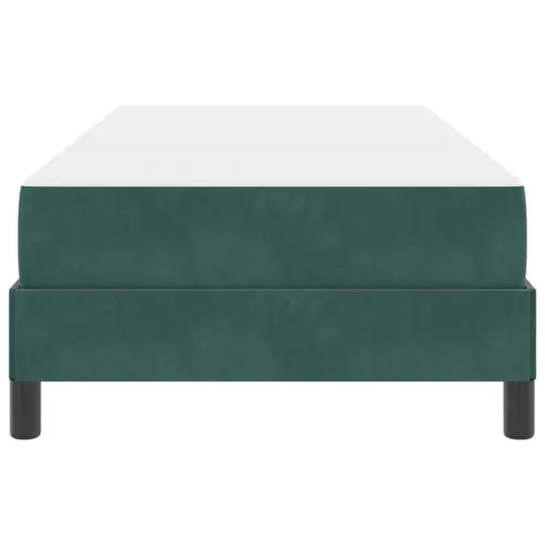 Box spring krevet Tamnozelena 90 x 200 cm tkanina - Tamnozelena 90 x 200 cm Cijena