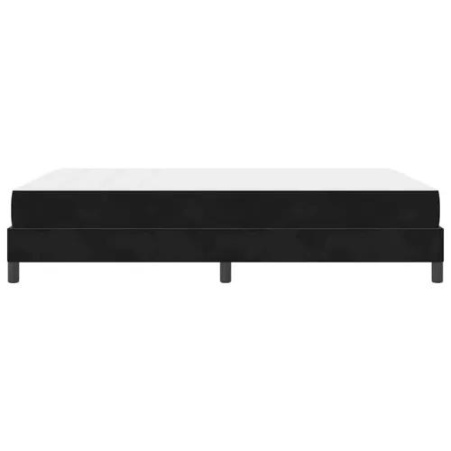 Box spring krevet s madracem Crna 140 x 200 cm tkanina - Crna 140 x 200 cm Cijena