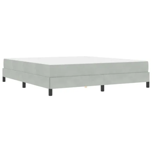 Box spring krevet Svijetlo siva 180 x 200 cm tkanina - Svjetlosiva 180 x 200 cm Cijena