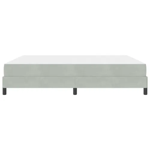 Box spring krevet Svijetlo siva 180 x 200 cm tkanina - Svjetlosiva 180 x 200 cm Cijena