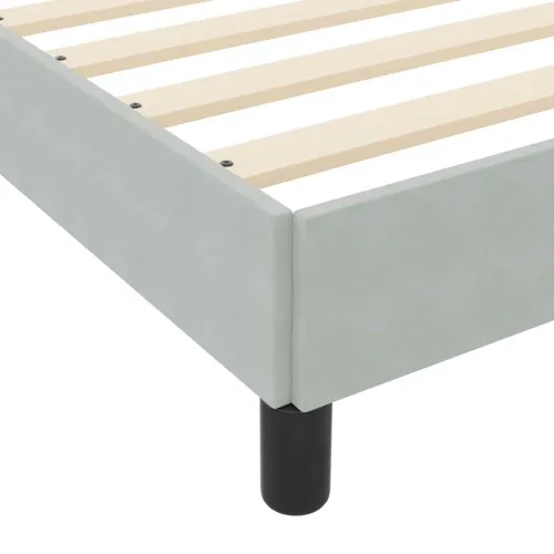 Box spring krevet Svijetlo siva 180 x 200 cm tkanina - Svjetlosiva 180 x 200 cm Cijena