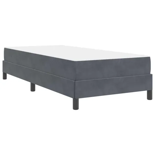 Box spring krevet Tamno siva 80 x 210 cm tkanina - Tamno siva 80 x 210 cm Cijena