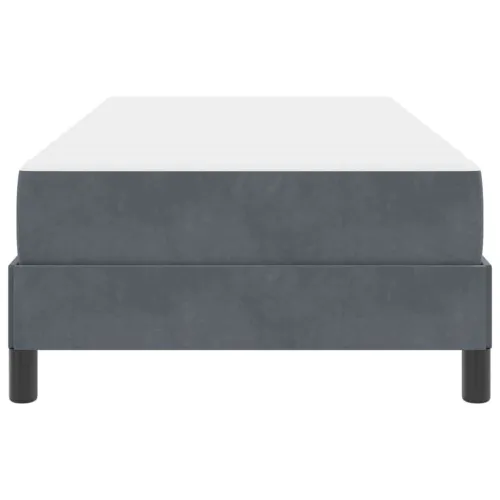 Box spring krevet Tamno siva 80 x 210 cm tkanina - Tamno siva 80 x 210 cm Cijena