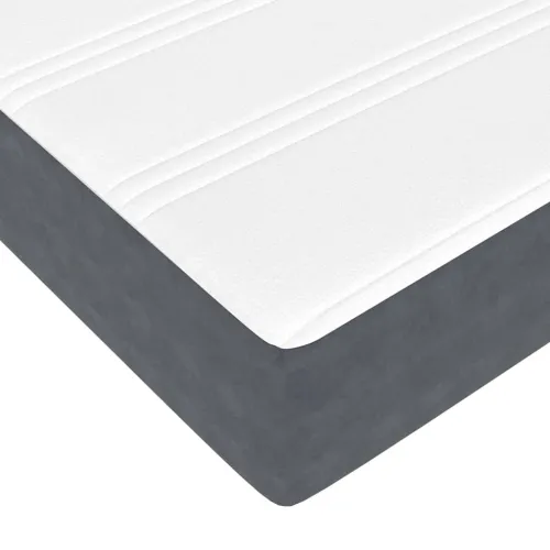 Box spring krevet Tamno siva 80 x 210 cm tkanina - Tamno siva 80 x 210 cm Cijena
