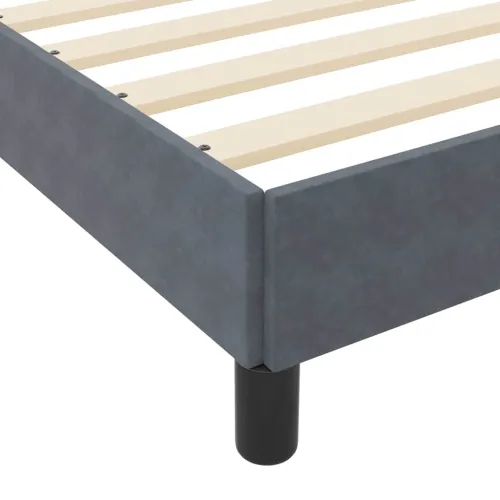 Box spring krevet Tamno siva 80 x 210 cm tkanina - Tamno siva 80 x 210 cm Cijena