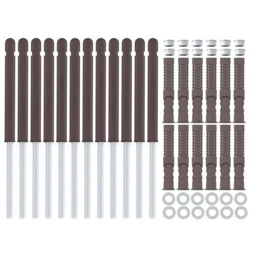 Podupirači za plutajuće police 12 Bež Ø10 x 170 mm Čelik - Ø10 x 170 mm Cijena