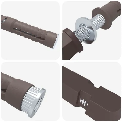 Podupirači za plutajuće police 12 Bež Ø12 x 190 mm Čelik - Ø12 x 190 mm Cijena