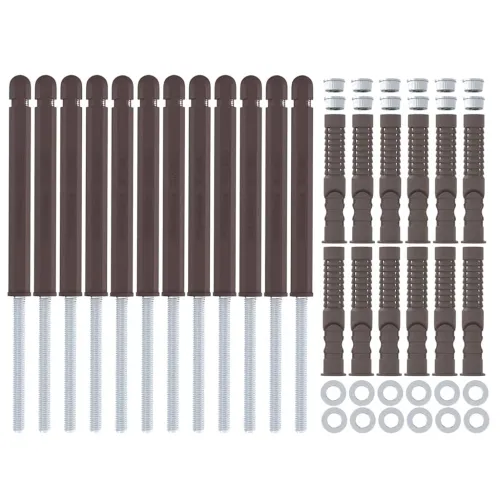 Podupirači za plutajuće police 12 Bež Ø12 x 190 mm Čelik - Ø12 x 190 mm Cijena