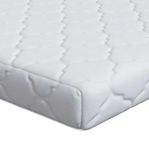 Madrac Bijelo 90 x 190 cm Žakar tkanina - 190 x 90 x 10,5 cm Cijena