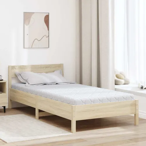 Madrac Bijelo 90 x 190 cm Žakar tkanina - 190 x 90 x 10,5 cm Cijena